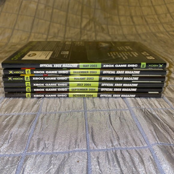 LOT of 6 Xbox official magazine demo discs with games 2004/2004 - Picture 9 of 9